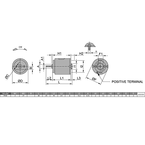 Fielect 5Pcs Dc Motor 1.5-6V 5000-20000Rpm Micro Motor Mini Motor Electric Motor Round Shaft For Rc Boat Diy Car Toys Model Diy Hobby #TOP4