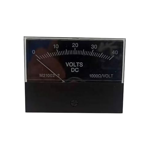 NURII 2.5 Inch Operated Panel Voltmeter, DC 40v Voltage Meters,