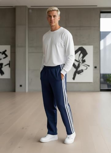 Image of Track Pant for Men || Stylish Look || Loose Fit Modern, Stylish, Comfortable & Stretchable Athletic Joggers for Casual & Gym Wear (TP22)