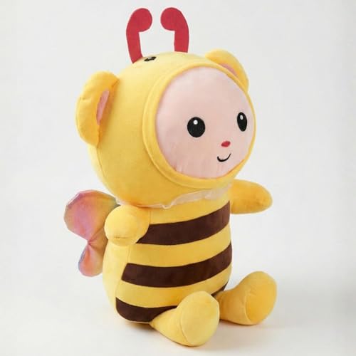 Image of ELITE CREATIONS Bee Plush Soft Toy 55 cm | Cute Bumble Bee Doll Stuffed Animal | Big Cuddly Plush Toy for Kids Boys Girls | Birthday Gift Baby Toy Room Decor