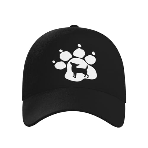 Chihuahua Dog Pet Paw Print Baseball Hats for Men and Women - Classic Adjustable Hats2