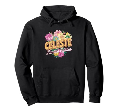 Celeste Édition limitée Fleurs Nom personnalisé Wife Grandma Sweat à Capuche