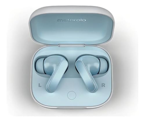 Image of Motorola Moto Buds XT2441-1 Dinamic ANC, Triple Mic. Array, IPX IP54, Bluetooth 5.3, Dolby Atmos-Sound - (Illusion Blue)