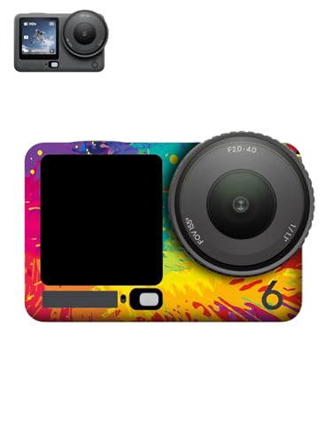 for DJI Action 6 Skin Full Body Wrap, Anti-Scratch Waterproof Protective Sticker, Full Coverage Action Cam Wrap, for DJI - Detailed View