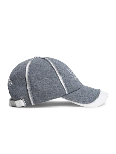 Image of JACK & JONES Men Grey Jersey Panel Baseball Cap