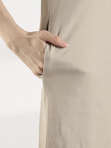 Image of 9shines Label Hosiery Cotton Knee Length Short Night Dress | Short Nighty for Women with Pocket | Graphic Print Nightwear | Night Gown for Women (M-7XL)