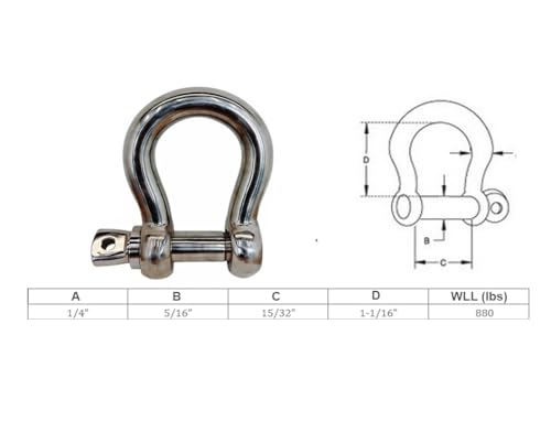 DBMIMPORTERS Stainless Steel T316 1/4