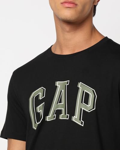 Image of Gap Men Graphic Printed Slim Fit Crew Neck Short Sleeves T-Shirt