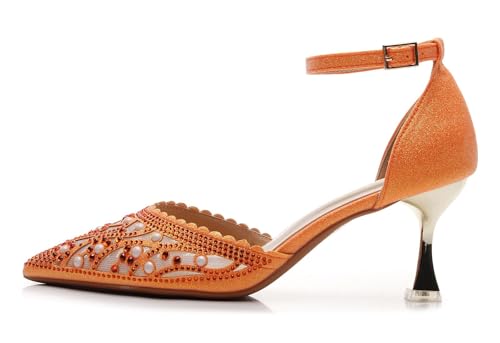 VenusCelia Women's Shining Lady Slingback Pump Shoe2