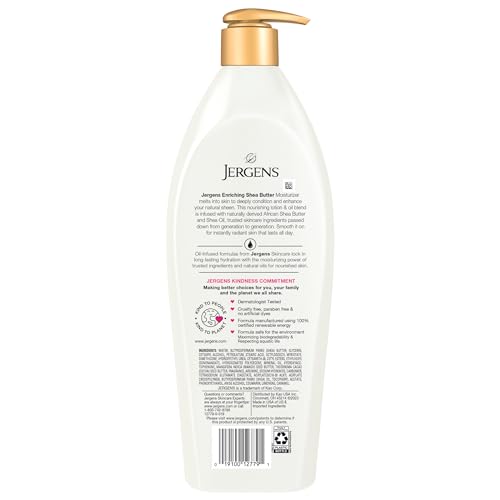 Jergens 12779 Hand And Body Lotion, Pure Shea Butter Deep Conditioning Body Moisturizer thumb #7