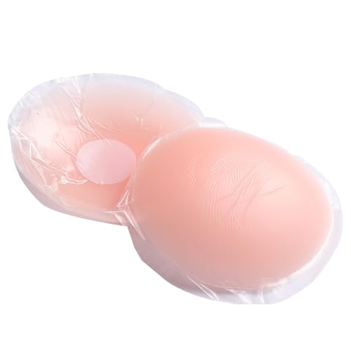 Yardenfun Almohadillas Cubrepezones de Silicona Reutilizables 12 Unidades 6 Pares Redondas Autoadhesivas Resistentes al Agua y Sudor para Mujer Uso bajo Tops Sujetadores Deportivos