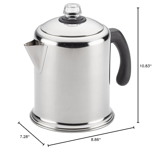 image for Farberware 47053 Classic Stainless Steel Yosemite 12-Cup Coffee Percol
