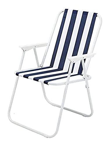Chaise de camp inclinable et stable avec structure renforcée - 2