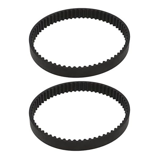 ECSiNG 2X Antriebsriemen Zahnriemen für Vertikutierer HTD320-5M-12 5mm Teilung 12mm Breite 64 Zähne 320mm Umfang Gummi Synchron Riemen Schwarz Ersatzzubehör