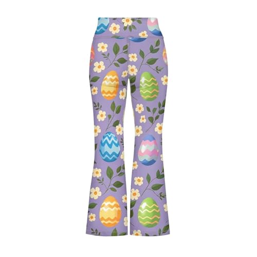 Xpyiqun Flared Leggings for Girls 5-14 High Waisted Flare Pants Long Tummy Control Bell Bottom Yoga Bootcut Slim2