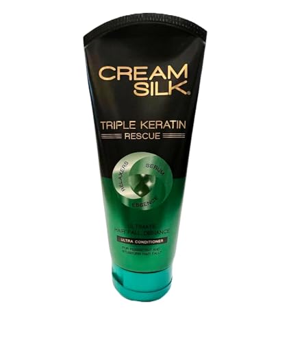 Cream-Silk-Triple-Keratin-Rescue-Ultimate-Hair-Fall-Defense-Ultra-Conditioner-170-ml-Pack-of-4-Black