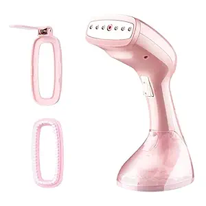 F FABOBJECTS Garment Steamer Portable Home Handheld 1500W High Power 7 Holes Electric Iron Triple Anti-Dry Burn for Garment Fabric Wrinkle Removal