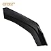 OTOEZ Universal Front Bumper Lip Spoiler Front Lip Protector Chin Spoiler Compatible with Honda Civic Accord HR-V Toyota Chevrolet Ford Hyundai VW BMW Ford Mazda Tesla (Matte Black + Red)