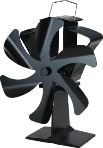 Amazon.com: Tomersun Wood Stove Fan Heat Powered 6 Blades Wood Burning Stove  Accessories Heat Fan for Wood Stove : Home u0026 Kitchen