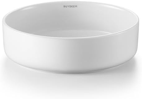 BUYDEEM CT2012A1 Ceramic Steaming Plate, White