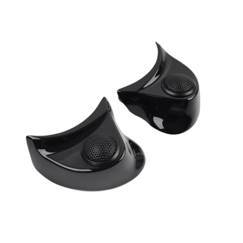GZYF Motorbike Tweeter Pods Speaker Spacer 1pair for Harley Batwing Fairings 14-23 Ultra Limited FLHTK, Ultra Limited Low FLHTKL ABS Glossy Black