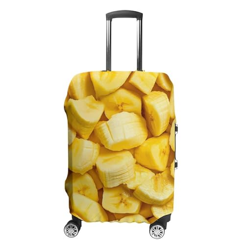 Banana Pieces Travel Luggage Cover for Suitcase 19-32 Inches Elastic Washable Baggage Protector