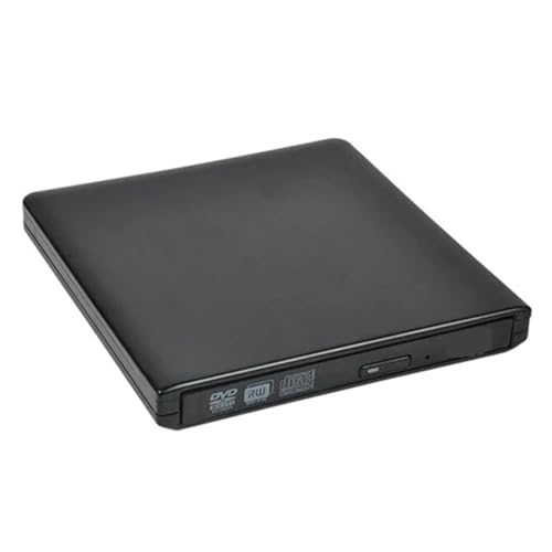 ZGJIAJU Reproductor de DVD Unidad De DVD Externa USB 3.0 Slim CD/DVD-ROM CD/DVD-RW Grabadora Reproductor Grabadora(Black)