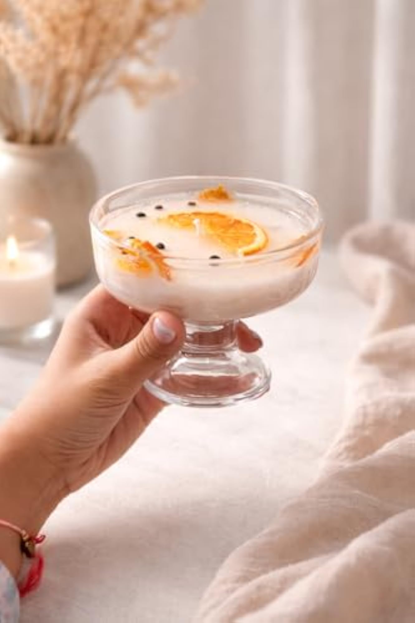 Burn Haus Mocktail Candle, Vanilla Orange Scented, Gift