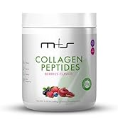 M+S Collagen Peptides Powder with Vitamin C and Hyaluronic Acid, Improves Elasticity, Hair, Skin,...