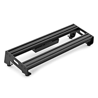 Includes moveable PSU with ten 9V outputs Adjustable feet provide stability, allowing you to play anywhere Compatible with standard hook and loop strips for easy pedal attachment Angled surface provides a clear view of your board when playing