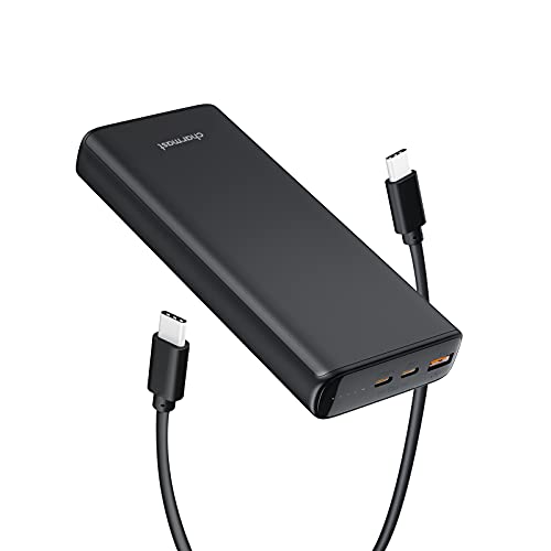 Portable Laptop Charger, Laptop Power Bank, Charmast 65W 23800mAh USB C PD External Battery Pack Powerbank Emergency Backup Power Supply for MacBook Pro Air Dell XPS iPad Pro iPhone