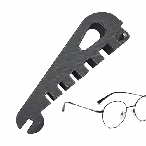 Woalopted Ajustador De Patillas Para Gafas - Ajuste Preciso Antirayaduras,Herramienta para Reparar Patillas y Almohadillas Nasales de Gafas,para Principiantes, Profesionales, Ópticos y Técnicos, Casa,