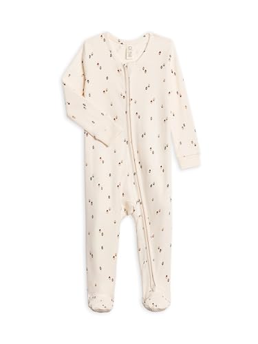 Image of Colored Organics Baby Zip-Up Footed Sleeper with 2-Way Zipper - Organic Cotton Pajamas