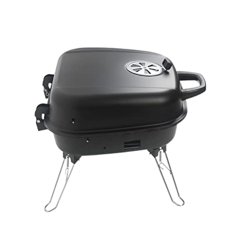 Parrilla de carbón portátil para barbacoa al aire libre, estante para camping