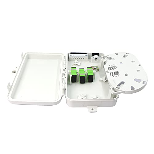 Image of 6 Core FTTH Fiber Distribution Box - 6 Port Splitter Box for SC, FC, E2000 Adapters