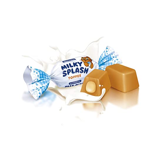 Milky Splash Creamy Toffee Sweets with Milk Filling 150g by Roshen