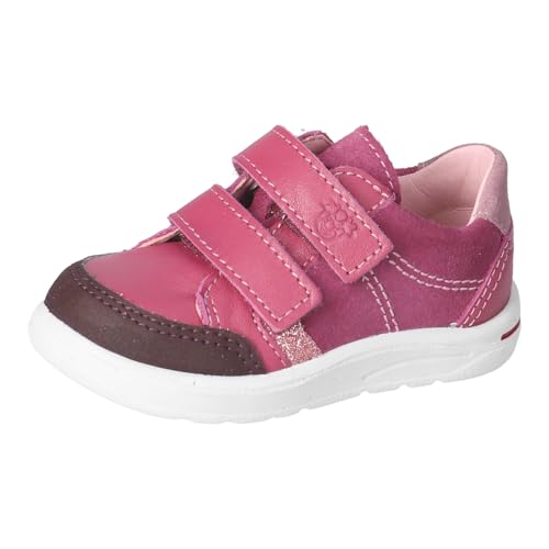RICOSTA Pepino Jamie Fuchsia Kids Shoes, Suede Leather, Riptape Fastening, Medium Width