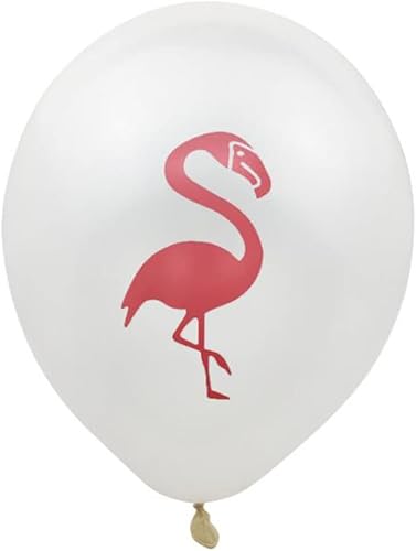 Miniatura 3 de GU&SU Globo de flamenco hawaiano fiesta cumpleaños decoración boda globo blanco, rojo