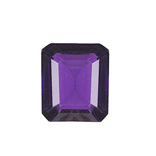gemhub Jewelry Making Violet Amethyst 15.00 Ct Emerald Cut Violet Amethyst, February Birthstone Violet Amethyst Gem BM-497