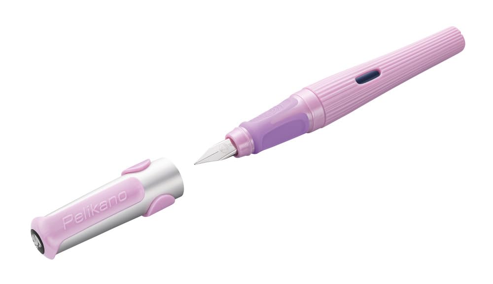 Vulpen Pelikan Pelikano Junior P67, voor rechtshandigen, roze