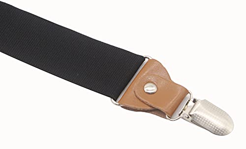 Image of Adjustable Elastic Suspenders for Men's and Women's with X Back Suspenders for Casual & Formal