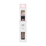 Revolution, Cheek Chisel Blush & Bronze Duo Brush, Dual-Ended Makeup Brush for Cream Products, Seamless Finish, Vegan & Cruelty-Free