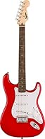 The Squier Sonic Stratocaster HT is ready to launch any musical adventure into warp speed, offering iconic Fender style and inspiring tone for players at any stage his Strat sports a slim and inviting “C”-shaped neck profile and a thin, lightweight b...