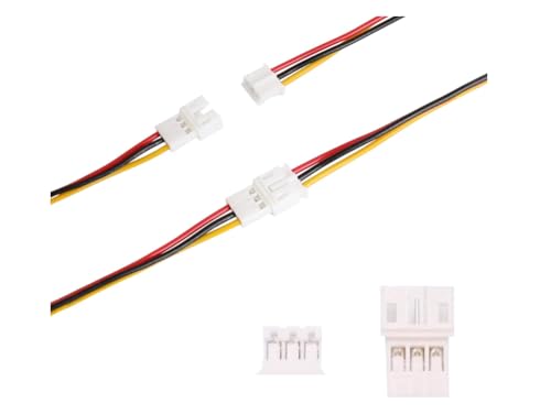 20 pares conector balance 3 pines macho y hembra con cables miniatura 1