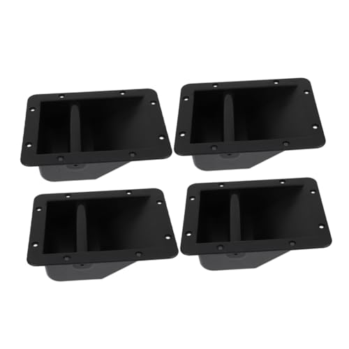 VILLCASE 4Pcs Plastic Speaker Handle Durable Grip for Dj Speakers Easy Installation Sturdy Accessory for Speaker Cases Convenient and Practical Design