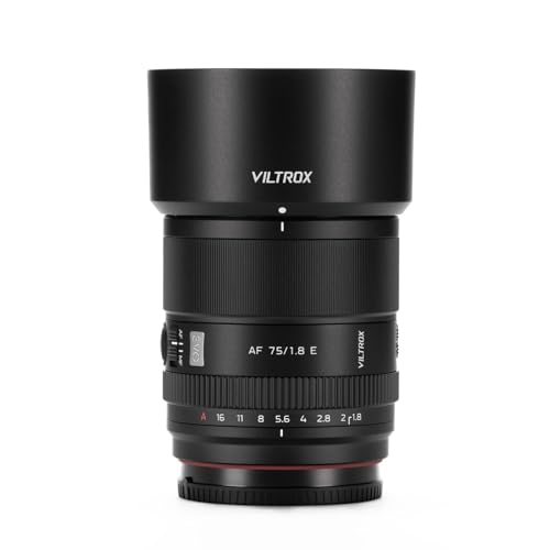 Image of VILTROX 75mm F1.8 EVO E-Mount Lens for Sony E, APS-C Large Aperture Prime Autofocus Lens for Sony E-Mount Cameras A7IV ZV-E1 A7CII A7RV FX3 A7SIII A7CR A7III A7C A1 A7RIV A9 A9II A7RIII ZV-E10