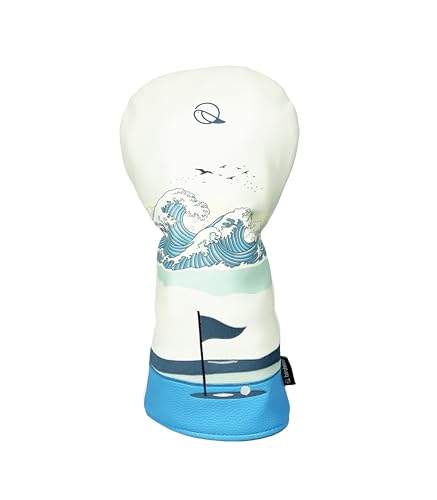 birdskie Leather Driver Headcover Ocean Course