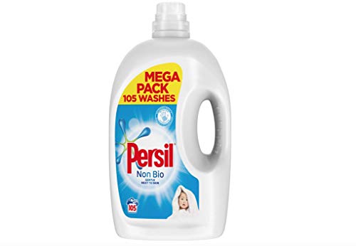 Persil Non Bio Washing Detergent Liquid 105 wash, 3.675L Pack of 1
