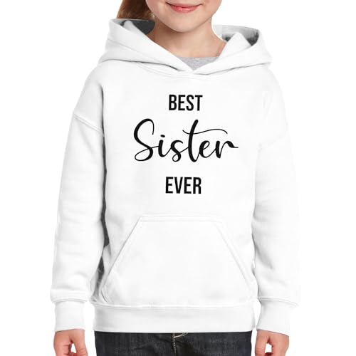 Meilleure Soeur sweat à capuche enfant : idée cadeau anniversaire fille - 3