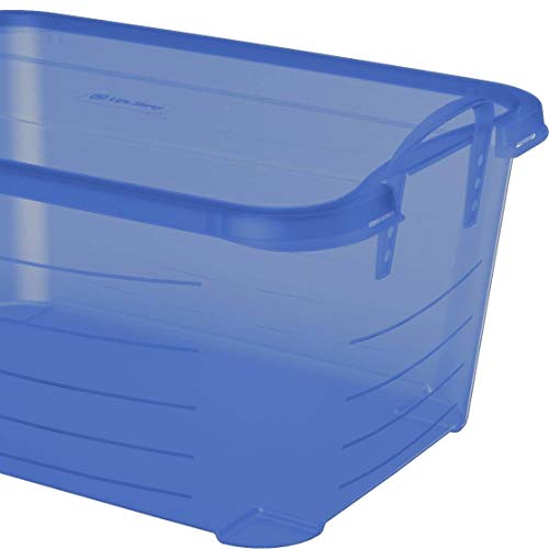Life Story Blue Closet Organization & Storage Box Container, 55 Quart (4 Pack) - Thumbnail 2